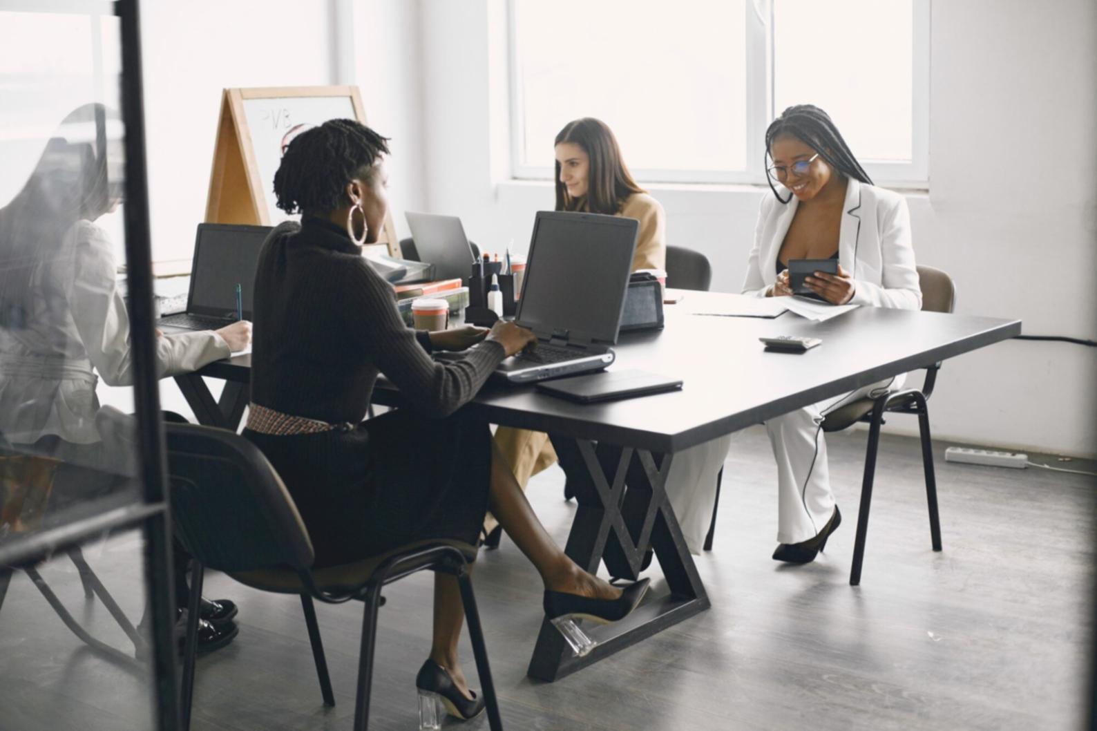 Financial planning session with detailed budget analysis
